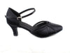 Black Satin Dance heels