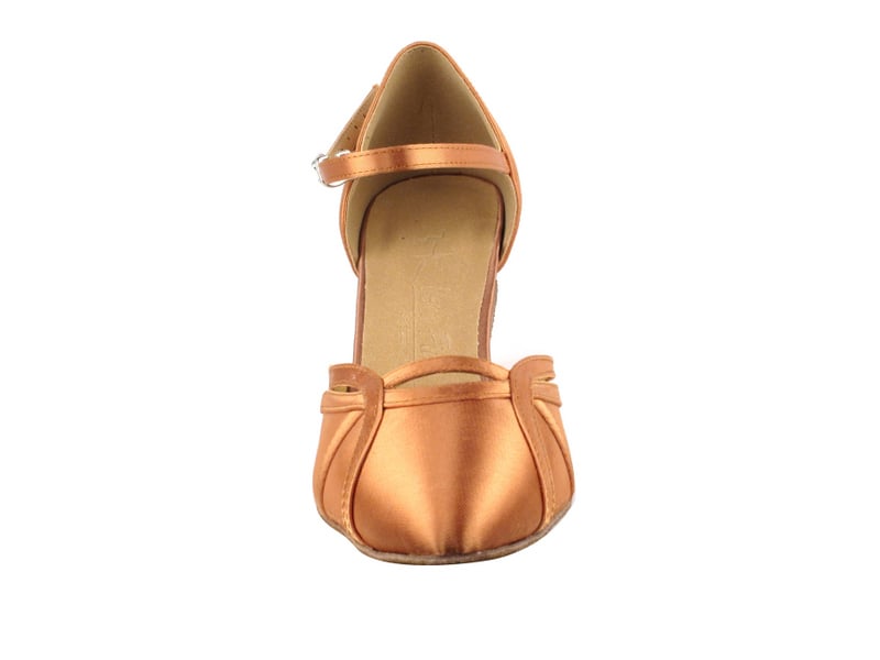 Tan Satin Dance heels