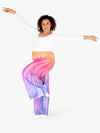 Multicolor adult unisex plus size hand-painted worship palazzo pants