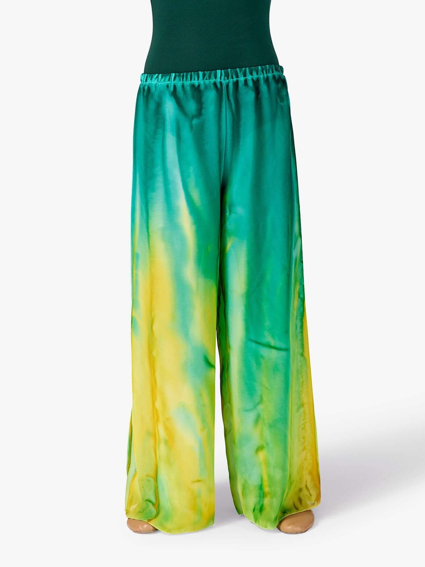 Multicolor adult unisex plus size hand-painted worship palazzo pants