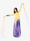 Worship hand-painted finger drape with elastic loop featuring artistic detailing