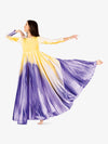 Hand-painted multicolor women's long circle worship dress