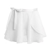 iiniim Kids Girls Ballet Dance Basic Classic Chiffon Mini Pull-On Wrap Skirt with Waist Tie Costume for Performance Dancing Wear - AZ Dance Store